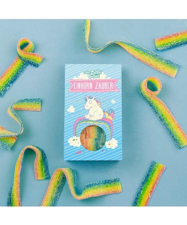 Unicorn Magic Rainbow Bands - 60g Fruit Gum Treat | Sweet Souvenir for All Ages | Buy Internationally - Buy Online on GoSupps.com