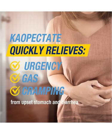 Kaopectate Max Peppermint 8oz - Fast-Acting Relief for Upset Stomach and Diarrhea - Buy Online on GoSupps.com