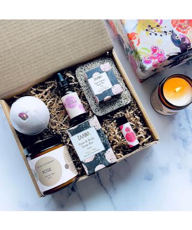 ZAAINA Premium Rose Spa Gift Set for Women - Mother's Day & Birthday Gift - Natural and Clean Luxury Care Package for Relaxation and Pampering - Ideal for Mom, Best Friend, Sister or Wife - Buy Online on GoSupps.com