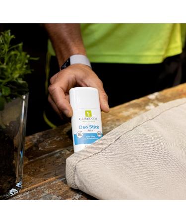  GREENDOOR GREENDOOR Classic Deodorant Stick 52 g Aluminium Free Long Powerful Protection Discreet Scent Hygienic Rotating Sleeve Unisex Deodorant - Buy Online on GoSupps.com