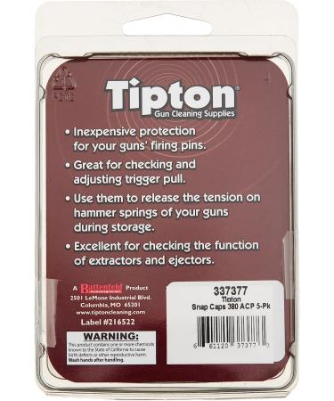 Tipton False Primer Pistol & Revolver Snap Caps - .380 ACP - Reusable for Dry-Firing & Safe Storage - Buy Online on GoSupps.com