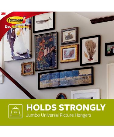 Command Universal Damage Free Picture Hangers - 3 Metal Frame Hangers with 8 Large Command Strips - Buy Online on GoSupps.com