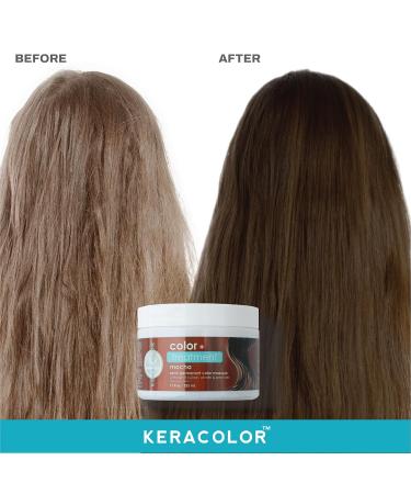 Keracolor Color + Treatment MOCHA - 11 Fl Oz | Vibrant Hair Color & Care for All Hair Types - Buy Internationally - Buy Online on GoSupps.com