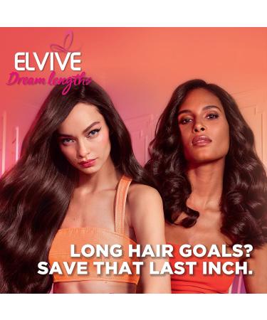 L'Oreal Paris Elvive Dream Lengths Conditioner - Detangles & Nourishes Long Damaged Hair - Fine Castor Oil & Vitamins B3/B5 - 28 Fl Oz - Buy Online on GoSupps.com