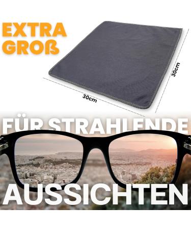 GLANTEX 6x Premium Microfiber Cleaning Cloths | 30x30cm Opticer Quality for Glasses Screens & Cameras | Perfect for Tablets Cell Phones & Displays | 6-Pack Microfiber Towels - Buy Online on GoSupps.com