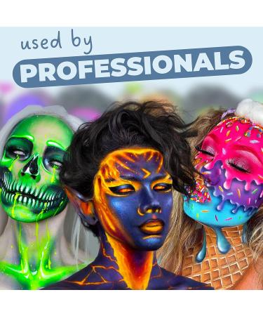 Blue Squid PRO Face Paint - Classic Royal Blue 30gm - Professional Water Activated Face & Body Paint for Halloween & SFX - Buy Online on GoSupps.com