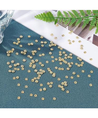 UNICRAFTALE 4mm Golden Stainless Steel Flower Bead Caps - 150pcs for Bracelet & Necklace Making - Buy Online on GoSupps.com