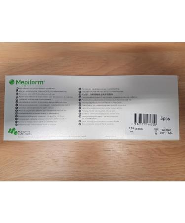 Mepiform Self-Adherent Silicone Dressing 1.6x12 in 5/Pk