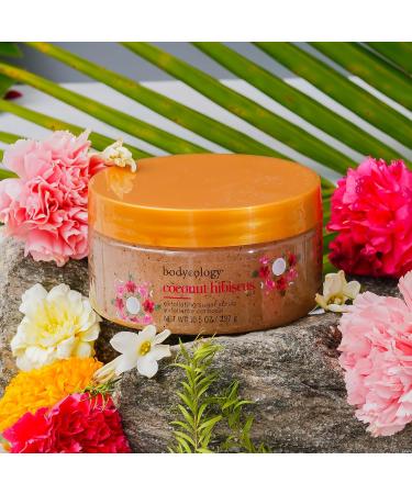 Bodycology Coconut Hibiscus Exfoliating Sugar Scrub | 10.5 oz | Best Women's Body Scrub for Smooth Skin | Shop Internationally - Buy Online on GoSupps.com