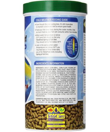 TetraPond Spring and Fall Diet Floating Pond Sticks Fish Food 7.05 Ounce (Pack of 1) - Buy Online on GoSupps.com