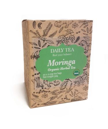 Daily Tea Organic Wellness Teas (Moringa Tea) Green