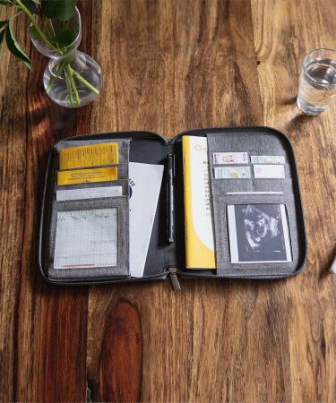 Ehrenkind Maternity Pass Cover | Mother-Child Pass Cover | U-Booklet Bag | Vaccination Record Cover in Gray - Shop Now for International Shipping! - Buy Online on GoSupps.com