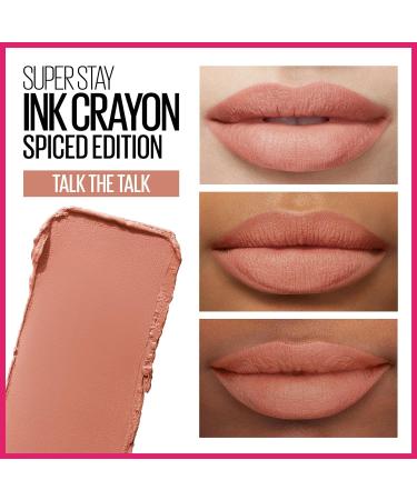 Maybelline Super Stay Ink Crayon Lipstick - Sandy Nude | Longwear Matte Lip Crayon 8Hrs | Precision Tip & Built-in Sharpener | 1 Count - Buy Online on GoSupps.com