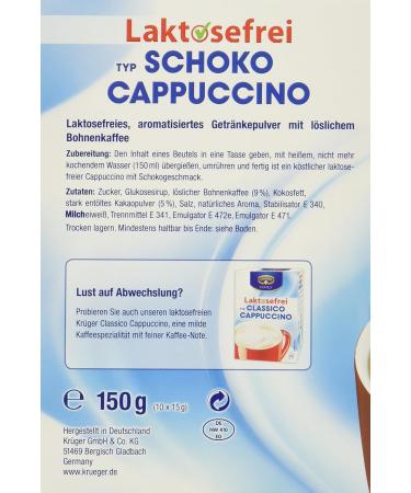 Buy KR GER Lactose-Free Cappuccino Chocolate (Pack of 4) - 40 Sachets Online | Best International Shipping - Buy Online on GoSupps.com