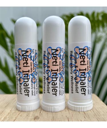 Urban ReLeaf NETI Salt Air Relief Aromatherapy! Sinus & Lung. Himalayan! Respiratory Wellness. Clearing Handy. Healing Botanicals Colds Cough Ion Therapy 100% Natural (3)