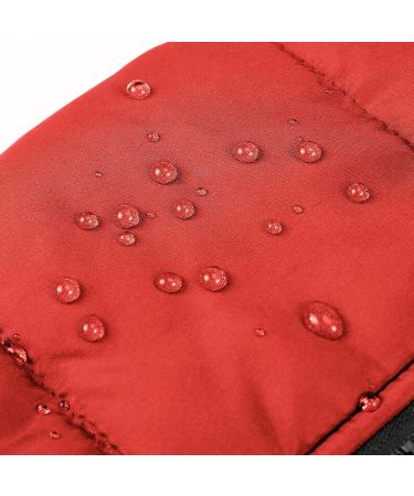 Shop Windproof & Waterproof Dog Jackets | 2-in-1 Cold Weather Coat for Puppies & Small Dogs - Winter Warmth in Red (XXL) - Buy Online on GoSupps.com