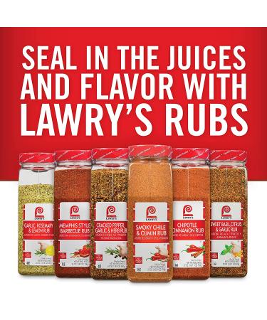 Lawry's Chipotle Cinnamon Rub 27oz - Smoky & Sweet Blend for Burgers, Pork, Chicken & Veggies - Buy Online on GoSupps.com
