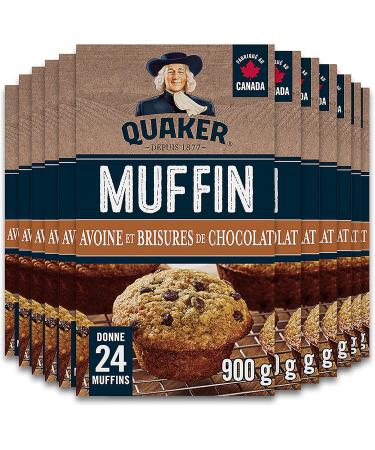 Quaker Oatmeal Chocolate Chip Muffin Mix Multi-Pack 900g (Pack of 12) Chip 900 g (Pack of 12) Muffin Mix - Buy Online on GoSupps.com