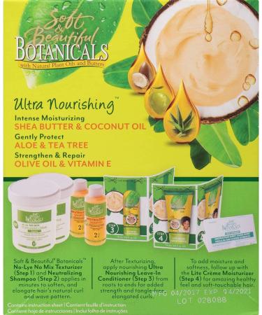 Soft & Beautiful Botanicals Texturize Regular No-Lye - Natural Hair Treatment - Buy Online on GoSupps.com