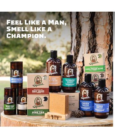 Dr. Squatch All Natural Bar Soap for Men 3 Bar Variety Pack Cool Fresh Aloe Bay Rum Alpine Sage - Men's Bar Soap - Buy Online on GoSupps.com