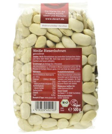 Buy Davert White Giant Beans 4-Pack | 500g | Premium Quality for International Shipping - Buy Online on GoSupps.com