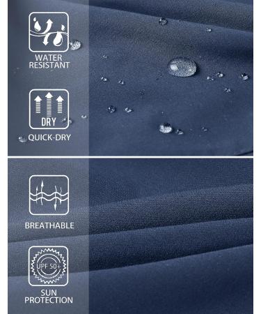 Nomolen Women's Hiking Cargo Shorts - Quick Dry Lightweight Athletic Golf Casual Summer Shorts - UPF 50+ Navy Blue XL - Buy Online on GoSupps.com