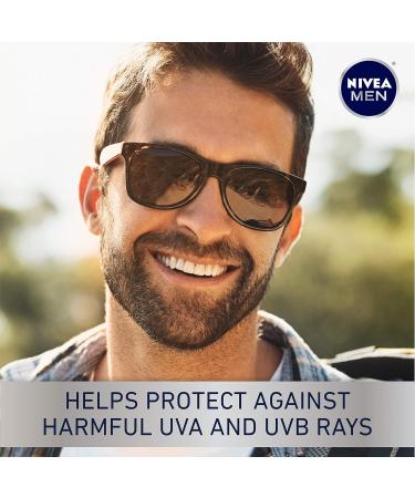 NIVEA MEN Sensitive Face Lotion SPF 15 Broad Spectrum Sunscreen 3 Pack - 2.5 Fl Oz Tubes - Buy Online on GoSupps.com