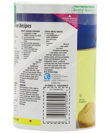 Quaker Yellow Corn Meal 680g - Pack of 3 | Premium Quality Cornmeal - Buy Online on GoSupps.com