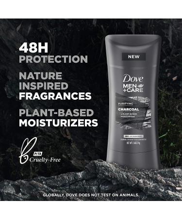 Dove Men+Care Charcoal Natural Antiperspirant Deodorant 2.6oz 4-Pack - Buy Online on GoSupps.com