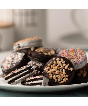 20 Variety Gourmet Chocolate Covered Cookie Gift Basket - Prime Elegant Box for Birthday, Anniversary, Holiday | Oh! Nuts Chocolate Covered Oreos - Buy Online on GoSupps.com