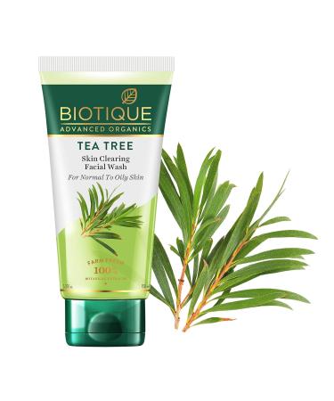 Biotique Tea Tree Face Wash 150ml | Skin Clearing for Normal to Oily Skin | Shop Internationally - Buy Online on GoSupps.com