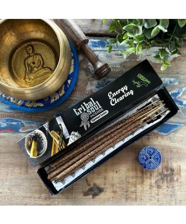  AROMASENSES Aromasenses - Tribal Soul Energy Cleansing - Pack of 12 boxes of 16g each - Excellent aroma and quality + 1 aroma tablet (Energy Cleansing) - Buy Online on GoSupps.com