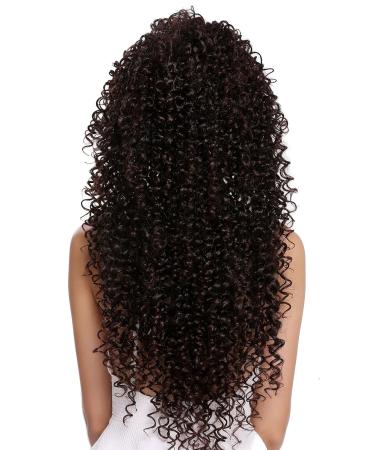 Buy Wig Me Up DW2315-2T33 Women's Long Curly Afro Caribbean Style Wig - Mahogany Brown Mix | International Shipping - Buy Online on GoSupps.com