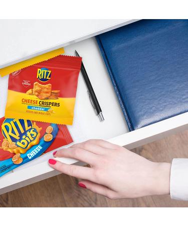 RITZ Bits Cheese Crackers & Cheese Crispers Cheddar Chips Variety Pack - 48 Snack Packs - Buy Online on GoSupps.com