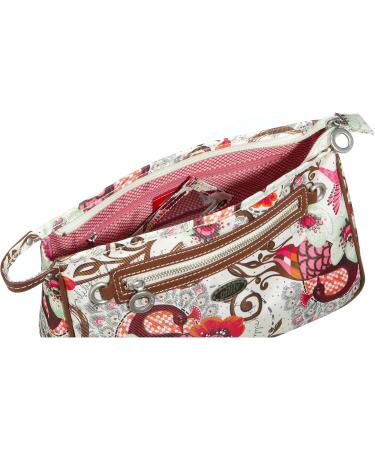 Oilily Tropical Birds L Cosmetic Bag - Ivory (28.5x9.5x18.5) | International Shipping Available - Buy Online on GoSupps.com