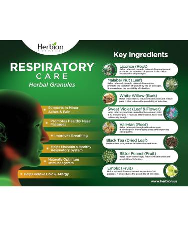 Herbion Naturals Respiratory Care Herbal Granules - 10 Packets | Natural Relief - Buy Online on GoSupps.com