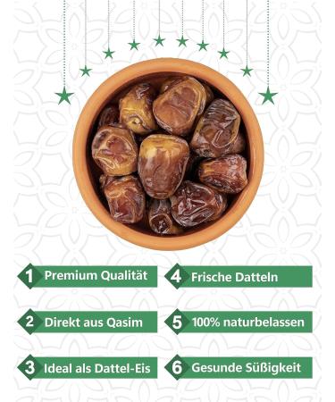  Sunnah Shop Sunnah Shop Sukkari Rotab Royal Qasim Dates Superfresh & Extra Sweet 1.2kg Unique Caramel Flavour 100% Natural No Additives - Buy Online on GoSupps.com
