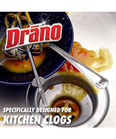 Drano Kitchen Granules Clog Remover 8.8 oz (Pack of 3) - Fast-Acting Drain Cleaner - Buy Online on GoSupps.com