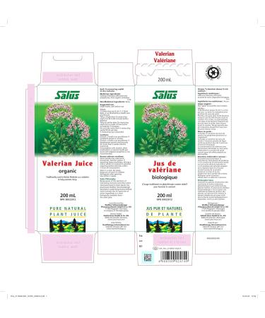 Salus Valerian Fresh Plant Juice | Natural Sleep Aid Promotes Deep Sleep and Anxiety Relief | Calming Support| Herbal Supplement Relax Body and Mind | Organic Valerian Root and Herb | Vegan - Buy Online on GoSupps.com