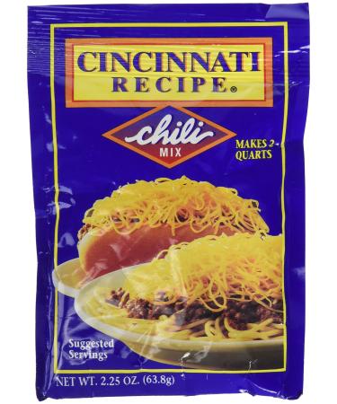 6 Pack Cincinnati Chili Mix Packets 2.25 Ounce (Pack of 6)