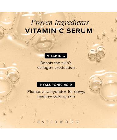Asterwood Vitamin C Serum 1 oz + Hypochlorous Acid Facial Mist - Buy Online on GoSupps.com