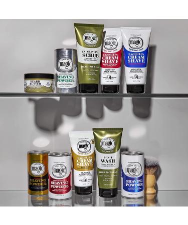 SoftSheen-Carson Magic Razorless Shaving Powder for Men with Vitamin E and Aloe - Depilatory for Black Men - Helps Prevent Razor Bumps - 4.5 oz - Buy Online on GoSupps.com