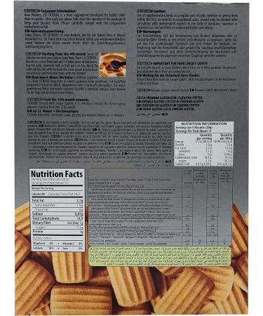 Cici Baby Biscuit - Nutrient-Rich Snack for Babies 4 Months+ - 4X250 gr - Buy Online on GoSupps.com