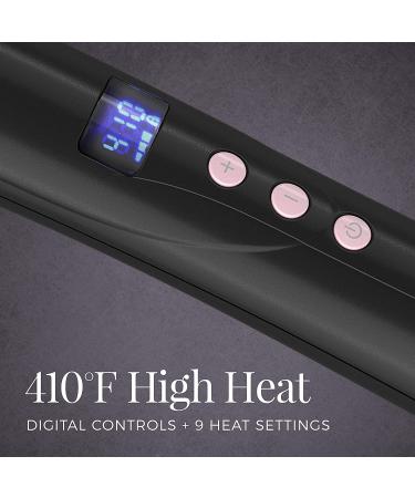 REMINGTON Pro Pearl Ceramic Conical Curling Wand | Digital Controls | 10 Heat Settings | Black/Pink | CI95AC4 | 0.5-1 Inch - Buy Online on GoSupps.com