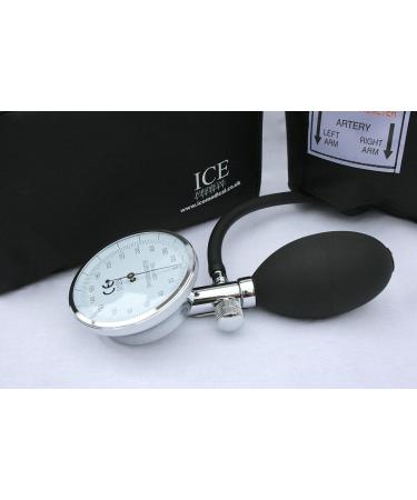 Aneroid Sphygmomanometer with 1 Adult Cuff and Black Stethoscope - Blood Pressure Monitor Kit - Buy Online on GoSupps.com