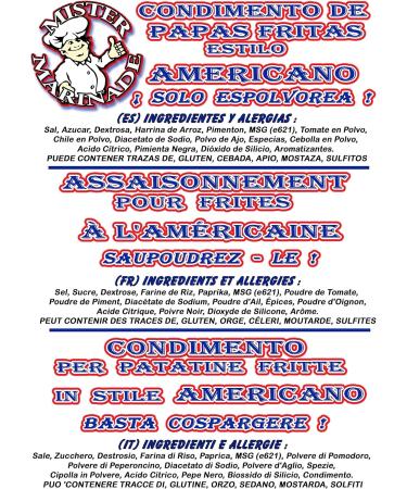 Mister Marinade Chip Spice Seasoning & BBQ Rub - American Red Salt for Flavorful Grilling - Buy Online on GoSupps.com