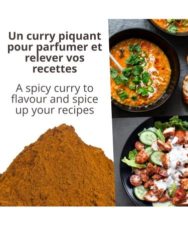 Khla - Organic Red Curry Powder - Bag 180g - Spicy Spicy Curry Mix - Cooking & Baking Ingredient - Indian Curry Thai - Chili  - Buy Online on GoSupps.com