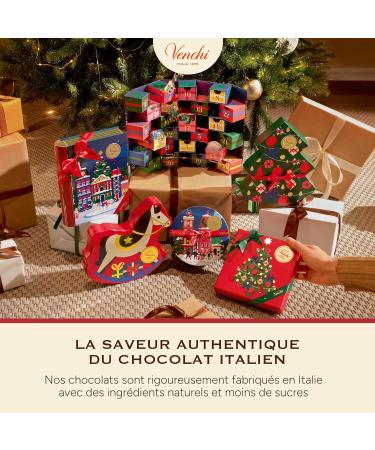 Venchi Coffret Cadeau de No l Rouge avec Mini Lingot Assortis avec Fruits Secs Croquants dition Limit e Alice Bureau 117 g Sans Gluten Id e Cadeau - Buy Online on GoSupps.com