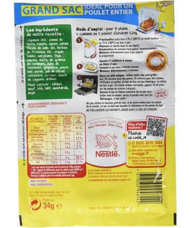 Maggi Papillotes Chicken Herbs of Provence (1 Sachet) - 34g - Buy Online on GoSupps.com